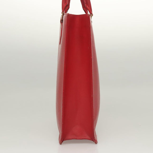 LOUIS VUITTON Epi Sac Plat PM Hand Bag Red M5274E LV Auth BA1609