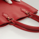 LOUIS VUITTON Epi Sac Plat PM Hand Bag Red M5274E LV Auth BA1609-7