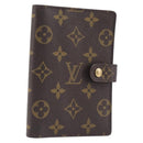 LOUIS VUITTON Monogram Agenda PM Day Planner Cover R20005 LV Auth BA16098-1