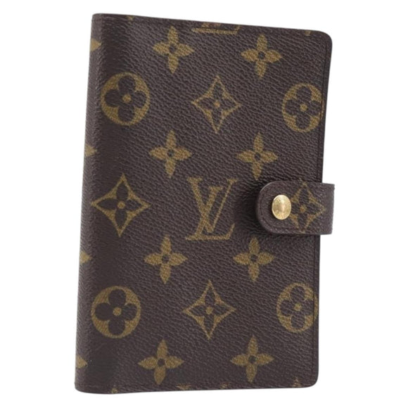 LOUIS VUITTON Monogram Agenda PM Day Planner Cover R20005 LV Auth BA16098