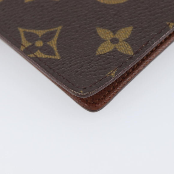 LOUIS VUITTON Monogram Agenda PM Day Planner Cover R20005 LV Auth BA16098