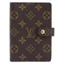 LOUIS VUITTON Monogram Agenda PM Day Planner Cover R20005 LV Auth BA16098-13