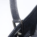 GUCCI Tote Bag Nylon Black Silver 002 1098 Auth BA16099-10