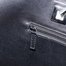 GUCCI Tote Bag Nylon Black Silver 002 1098 Auth BA16099-23