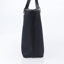 GUCCI Tote Bag Nylon Black Silver 002 1098 Auth BA16099-4