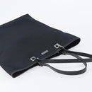 GUCCI Tote Bag Nylon Black Silver 002 1098 Auth BA16099-6
