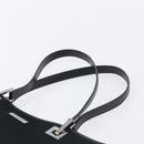 GUCCI Tote Bag Nylon Black Silver 002 1098 Auth BA16099-14