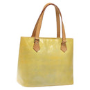 LOUIS VUITTON Monogram Vernis Houston Hand Bag Gris M91053 LV Auth BA1610-1