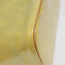 LOUIS VUITTON Monogram Vernis Houston Hand Bag Gris M91053 LV Auth BA1610-14