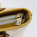 LOUIS VUITTON Monogram Vernis Houston Hand Bag Gris M91053 LV Auth BA1610-17