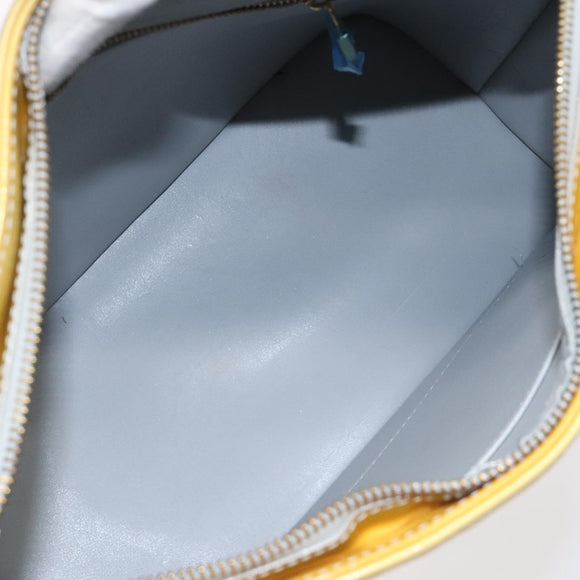 LOUIS VUITTON Monogram Vernis Houston Hand Bag Gris M91053 LV Auth BA1610