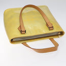 LOUIS VUITTON Monogram Vernis Houston Hand Bag Gris M91053 LV Auth BA1610-6