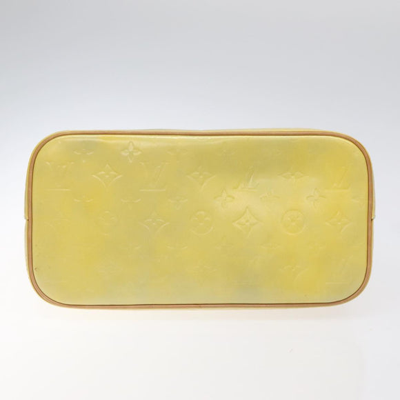 LOUIS VUITTON Monogram Vernis Houston Hand Bag Gris M91053 LV Auth BA1610