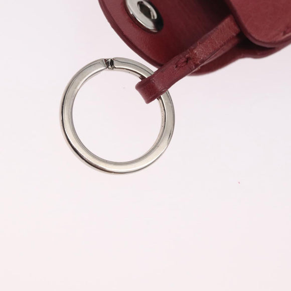 Miu Miu Shoulder Bag Leather Pink Silver Auth BA16100A