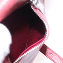 Miu Miu Shoulder Bag Leather Pink Silver Auth BA16100A-32