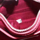 Miu Miu Shoulder Bag Leather Pink Silver Auth BA16100A-12