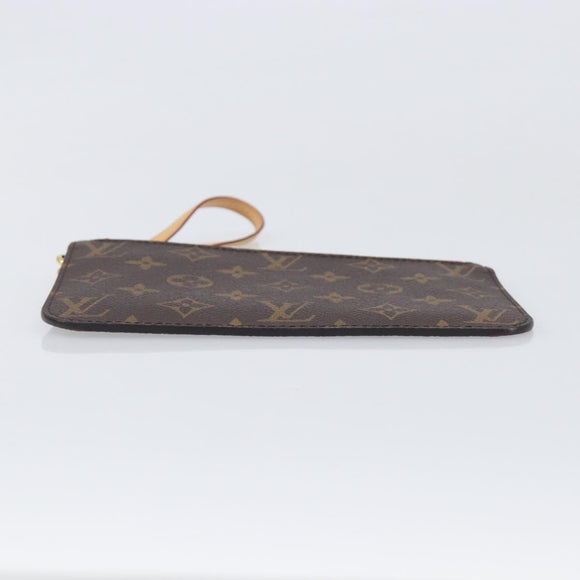 LOUIS VUITTON Monogram Neverfull PM Pouch LV Auth BA16101V