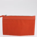 Balenciaga Navy Cabas S Tote Bag Canvas Orange Silver 339933 Auth BA16102-24