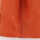 Balenciaga Navy Cabas S Tote Bag Canvas Orange Silver 339933 Auth BA16102-14