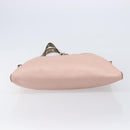FENDI Celeria Shoulder Bag Leather Pink Silver 8BT093 Auth BA16104-5