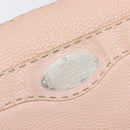 FENDI Celeria Shoulder Bag Leather Pink Silver 8BT093 Auth BA16104-18