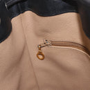 Christian Dior Trotter Shoulder Bag PVC Black Gold Tone Auth BA16105-22