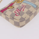 LOUIS VUITTON Damier Azur Mini Pochette Accessoires N58010 LV Auth BA16106V-14