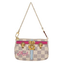 LOUIS VUITTON Damier Azur Mini Pochette Accessoires N58010 LV Auth BA16106V-13