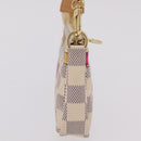 LOUIS VUITTON Damier Azur Mini Pochette Accessoires N58010 LV Auth BA16106V-4