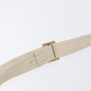 Salvatore Ferragamo Gancini Shoulder Bag Canvas Blue Gold Tone Auth BA16108-8