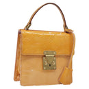 LOUIS VUITTON Vernis Spring Street Hand Bag Marshmallow Pink M91033 Auth BA1611-1