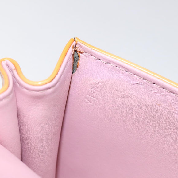 LOUIS VUITTON Vernis Spring Street Hand Bag Marshmallow Pink M91033 Auth BA1611