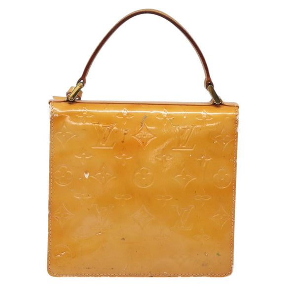 LOUIS VUITTON Vernis Spring Street Hand Bag Marshmallow Pink M91033 Auth BA1611