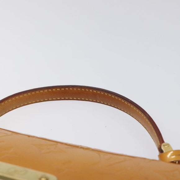 LOUIS VUITTON Vernis Spring Street Hand Bag Marshmallow Pink M91033 Auth BA1611
