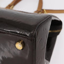 LOUIS VUITTON Monogram Vernis Blair MM Hand Bag Amarante M91619 LV Auth BA16111-22