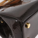 LOUIS VUITTON Monogram Vernis Blair MM Hand Bag Amarante M91619 LV Auth BA16111-23