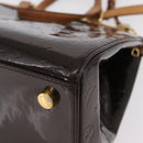 LOUIS VUITTON Monogram Vernis Blair MM Hand Bag Amarante M91619 LV Auth BA16111-24