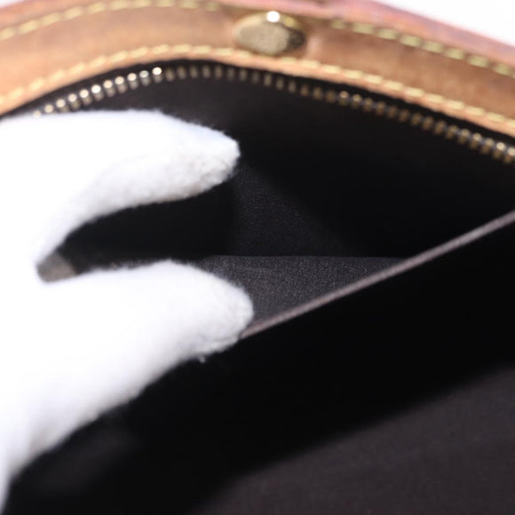 LOUIS VUITTON Monogram Vernis Blair MM Hand Bag Amarante M91619 LV Auth BA16111