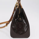 LOUIS VUITTON Monogram Vernis Blair MM Hand Bag Amarante M91619 LV Auth BA16111-5
