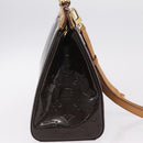 LOUIS VUITTON Monogram Vernis Blair MM Hand Bag Amarante M91619 LV Auth BA16111-6
