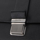 Miu Miu Madras Shoulder Bag Leather Black Silver Auth BA16113A-20