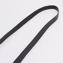 Miu Miu Madras Shoulder Bag Leather Black Silver Auth BA16113A-14