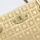 CELINE Tote Bag Suede Gold Auth BA16117-18