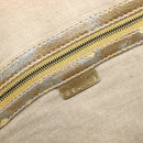 CELINE Tote Bag Suede Gold Auth BA16117-19