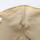CELINE Tote Bag Suede Gold Auth BA16117-21