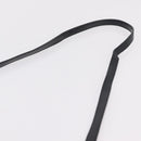 BVLGARI Chandra Shoulder Bag Patent Black Gold Tone Auth BA16118-8