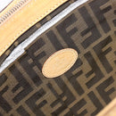 FENDI Celeria Shoulder Bag Leather Beige Silver 8BT113 Auth BA16119-19