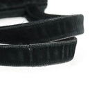 CHANEL Matelasse Hand Bag Suede Black Silver CC Auth BA1612-8