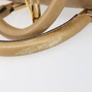 LOEWE Amazona 28 Hand Bag Leather Gold Auth BA16120-9