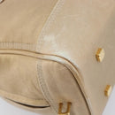 LOEWE Amazona 28 Hand Bag Leather Gold Auth BA16120-17